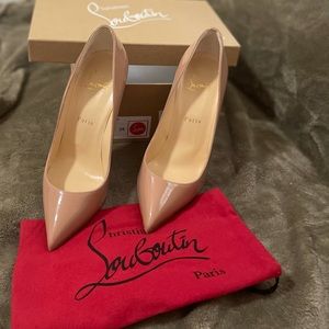 Christian Louboutin Pigalle Follies 100 Nude Patent